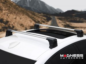 Alfa Romeo Tonale Roof Rack Cross Bars - for models w/ fix points - Silver Alfa Romeo Tonale Roof Rack Cross Bars - for models w/ fix points - Silver